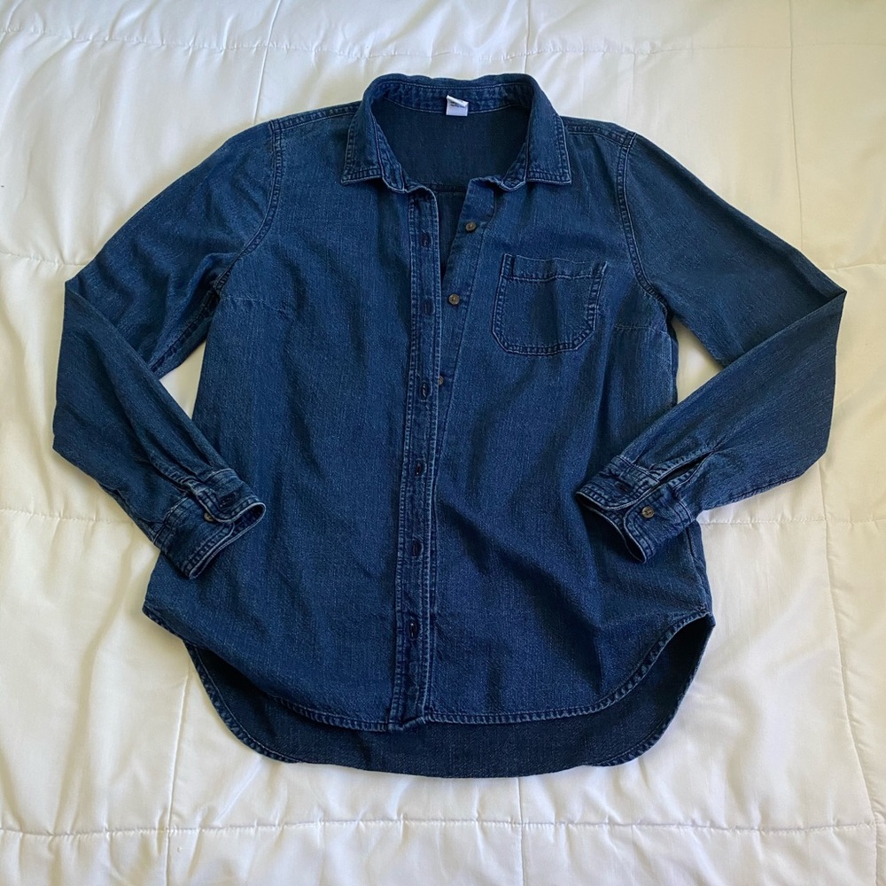 Old Navy Denim Button Up